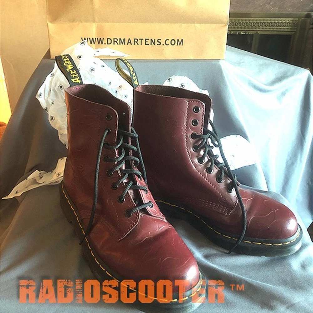 Dr.Martens 1460 Bape Red Pascal Boots